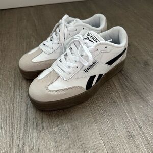 Reebok Women’s White and Black Sneakers